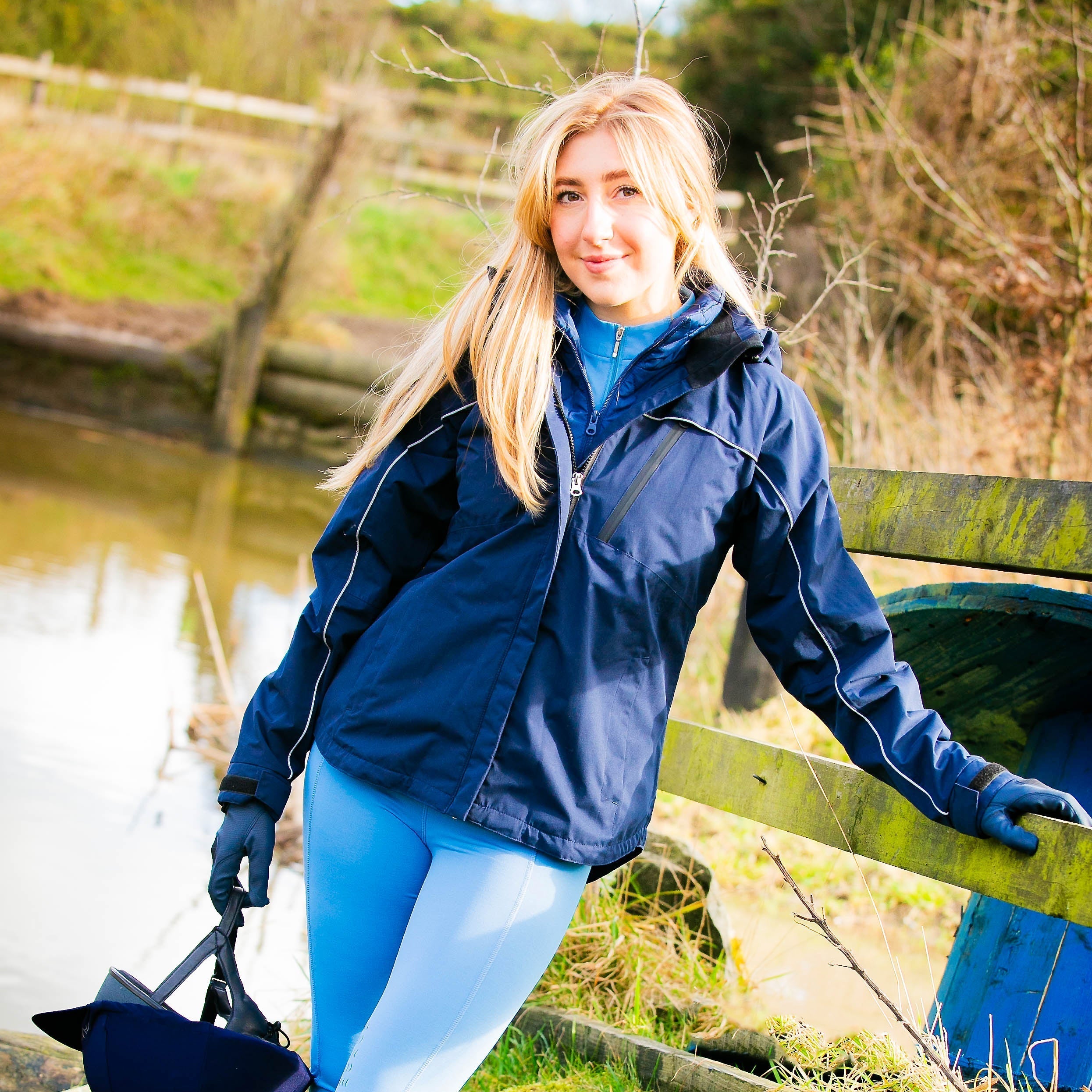 Cameo All Season Riding Jacket Navy