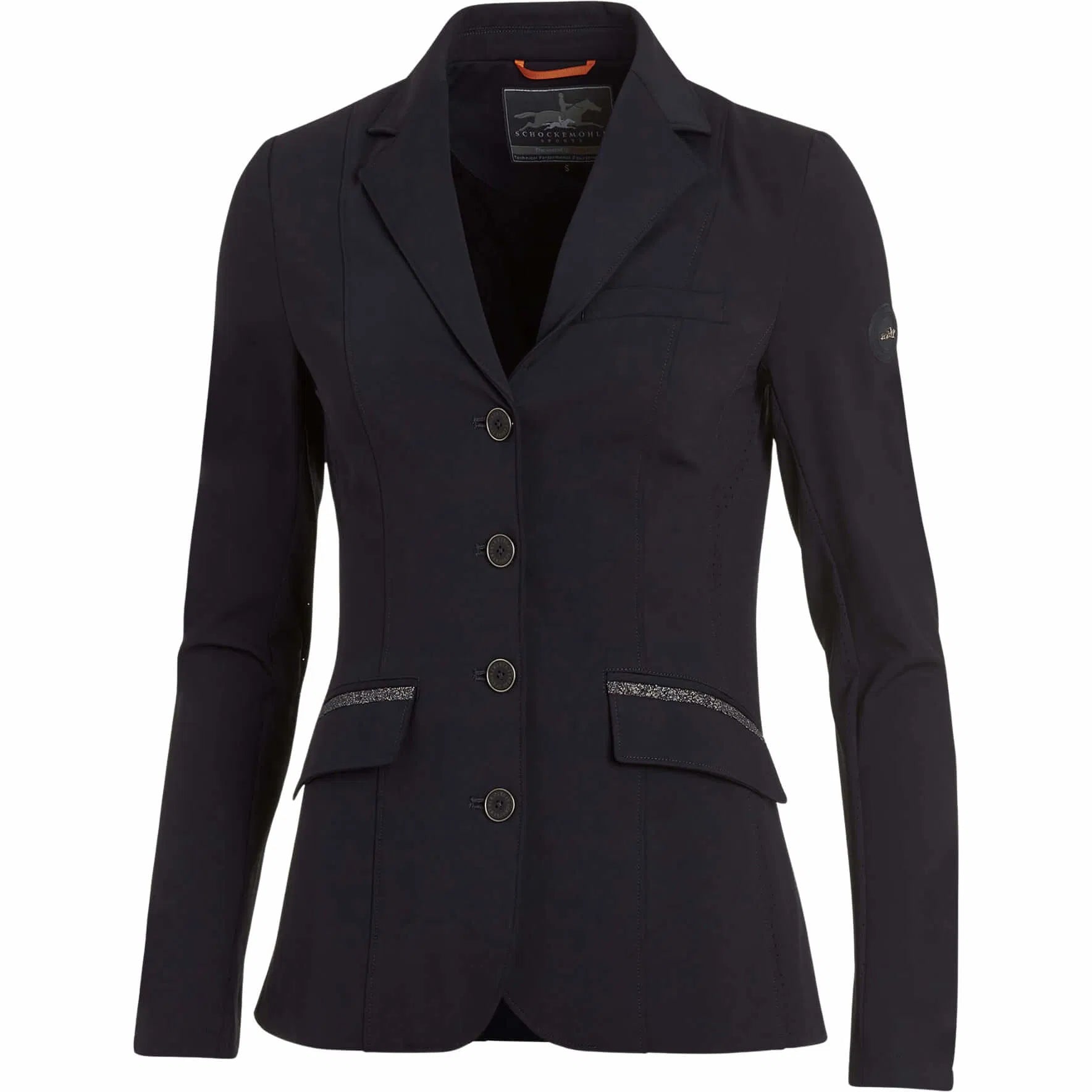 Schockemohle Amelie Ladies Show Jacket - Black - Large (UK 14-16)