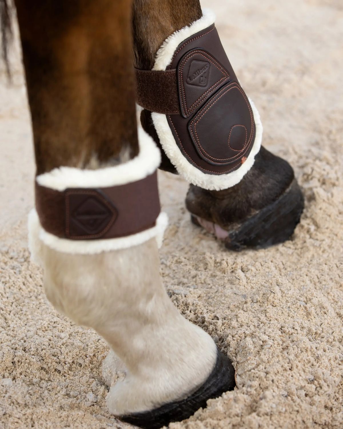 LeMieux Capella Comfort Fetlock Boots Brown Size 3 - Damaged Box