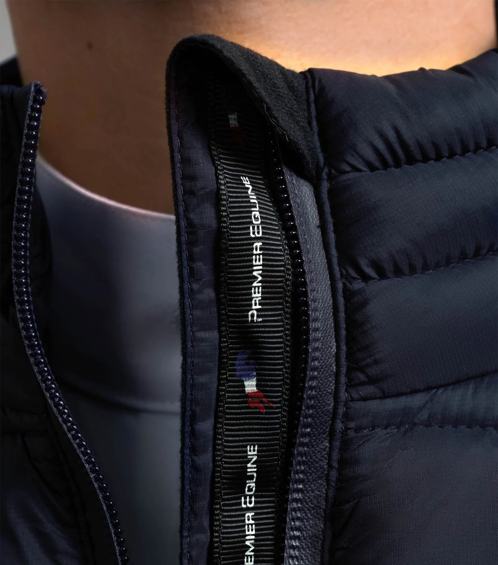Premier Equine Alsace Ladies Puffer Jacket Navy