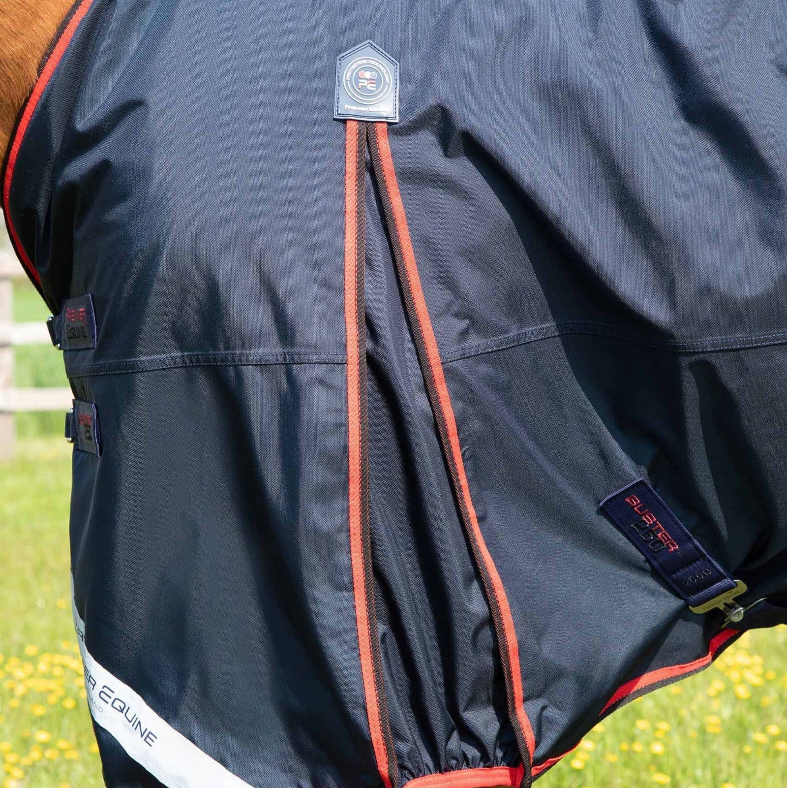 Premier Equine Buster 250g Turnout Rug with Classic Neck Cover Navy