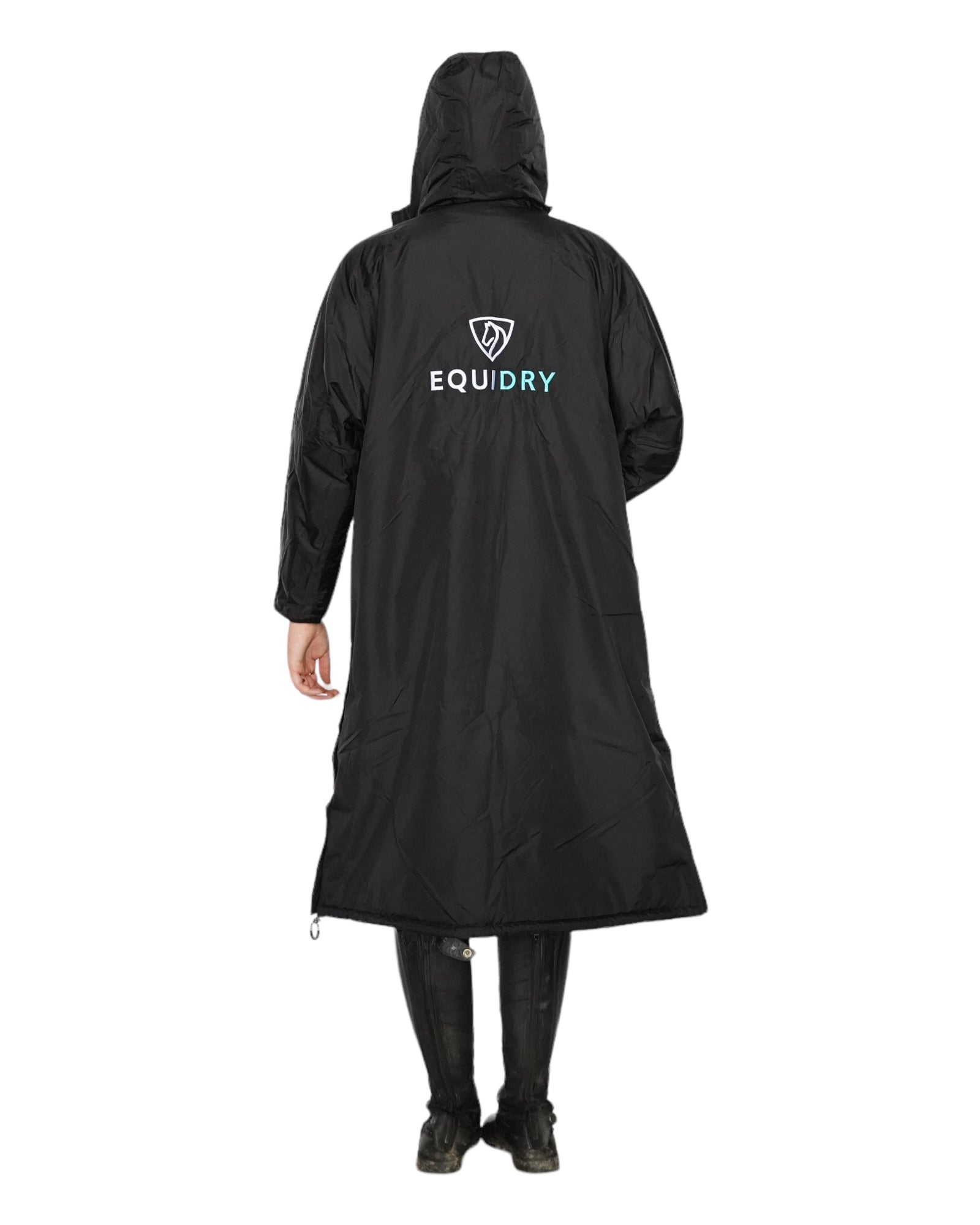EQUIDRY Evolution Women's Thick Fleece Black/Turquoise - XS
