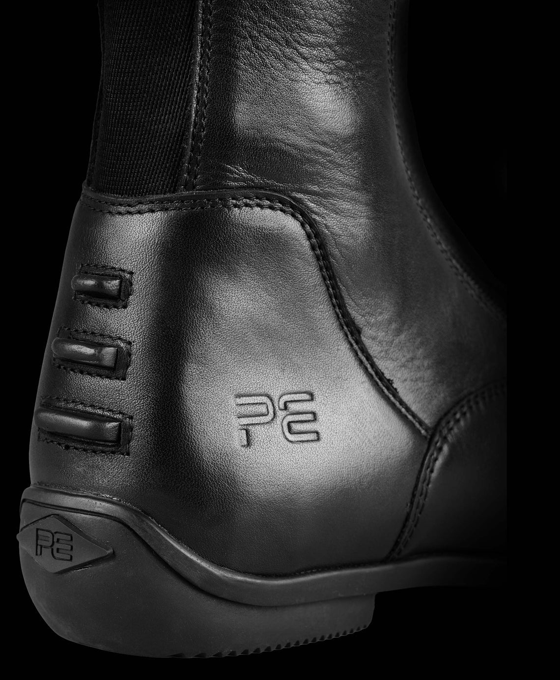 Premier Equine Cedo Womens Leather Field Tall Riding Boots Black