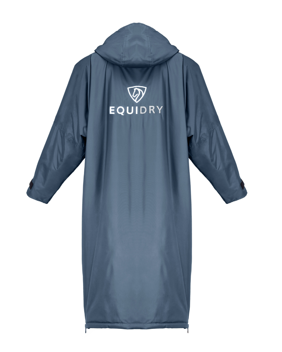 EQUIDRY Original Children's Thick Fleece Steel Blue/Grey | 10-12yrs