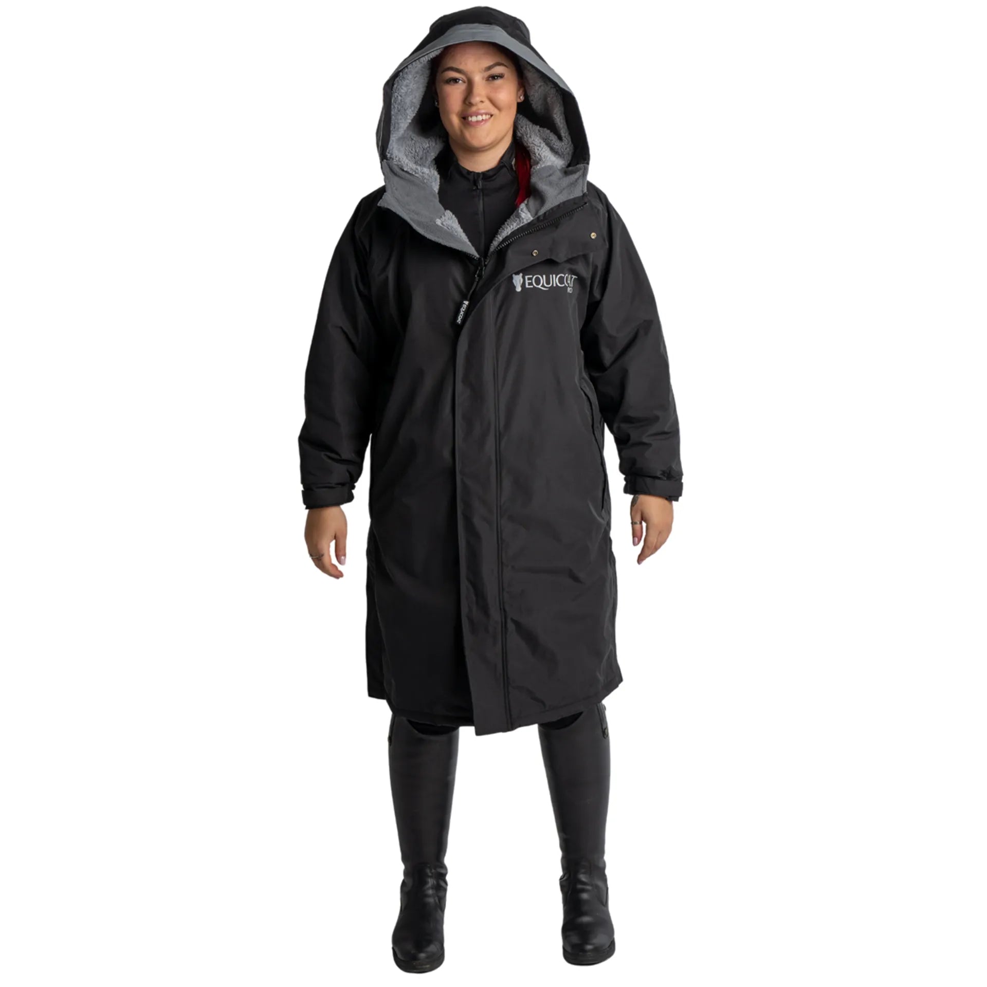 Equicoat Pro Coat Unisex Adult Black - Large
