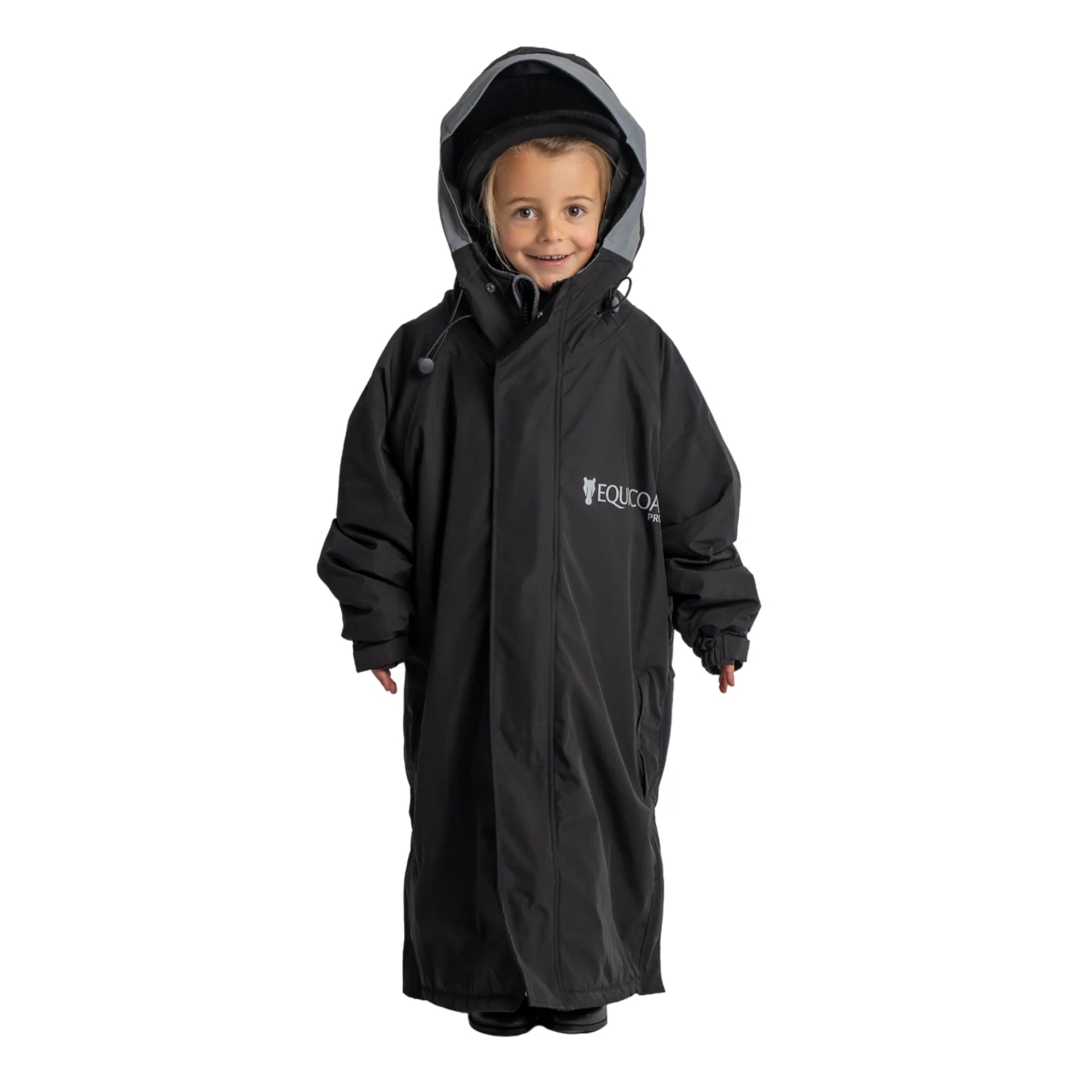 Equicoat Pro Coat Kids Black - Small 8-12Years