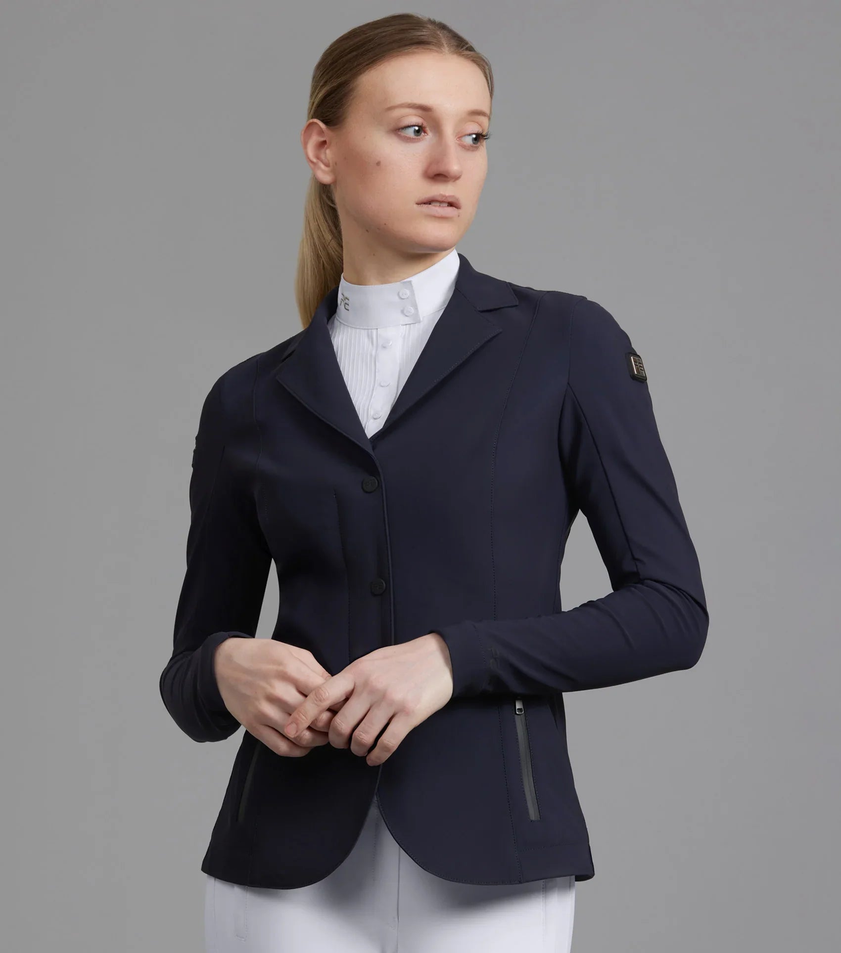 Premier Equine Evinco Ladies Competition Jacket French Navy