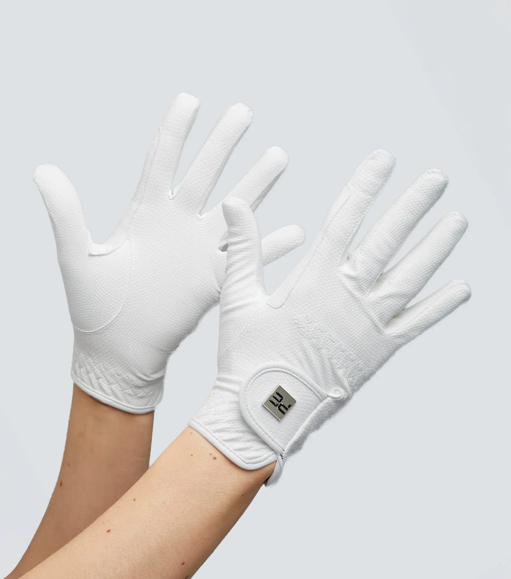 Premier Equine Metaro Ladies Competition Riding Gloves White