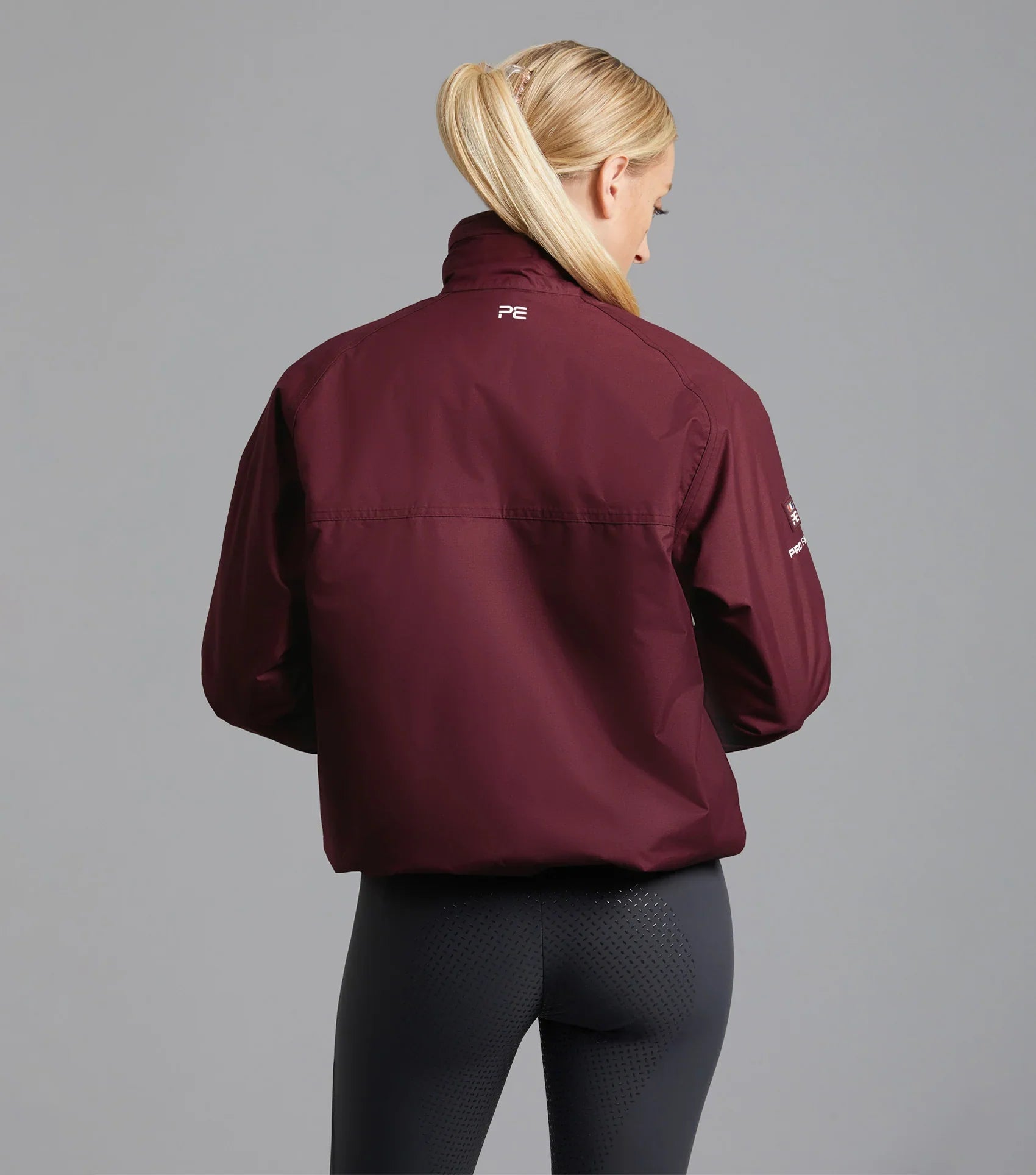 Premier Equine Pro Rider Unisex Waterproof Riding Jacket Wine
