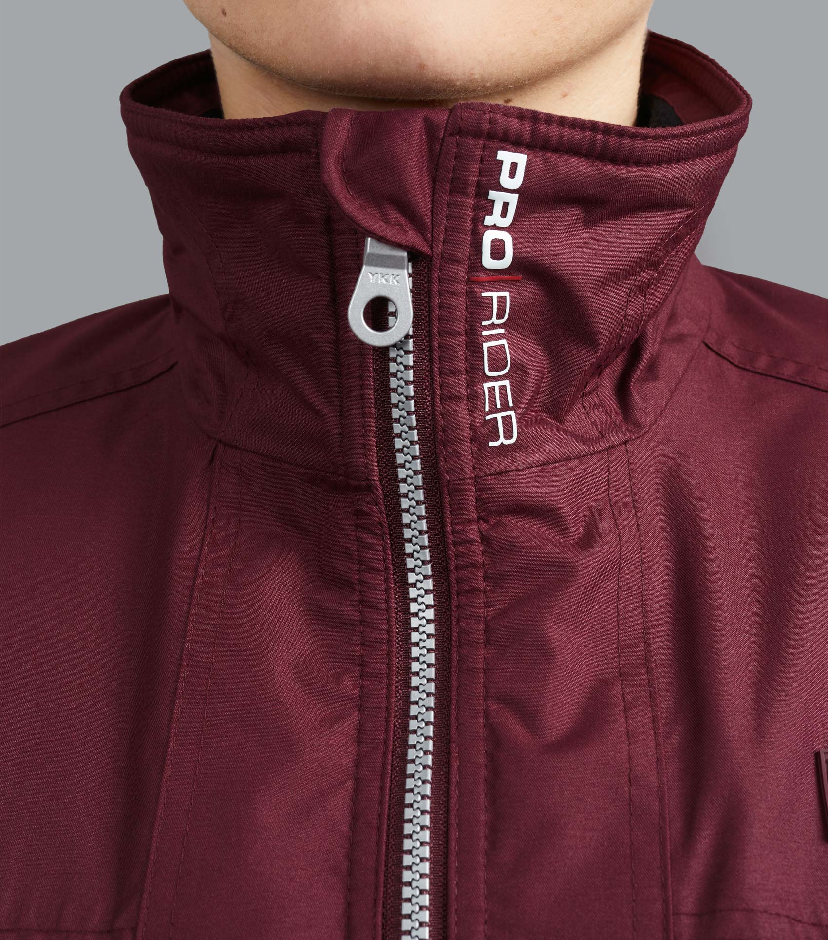 Premier Equine Pro Rider Unisex Waterproof Riding Jacket Wine