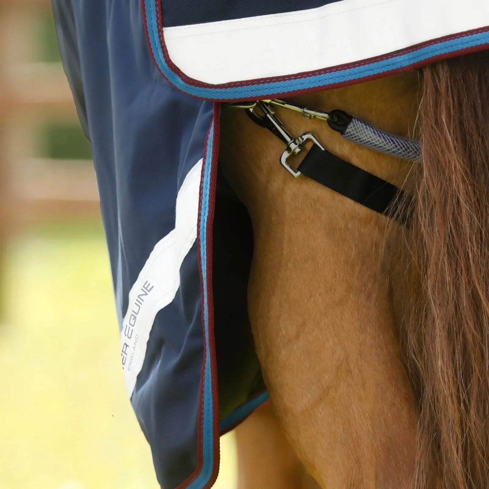 Premier Equine Titan Storm 200g Combo Turnout Rug with Snug-Fit Neck Navy