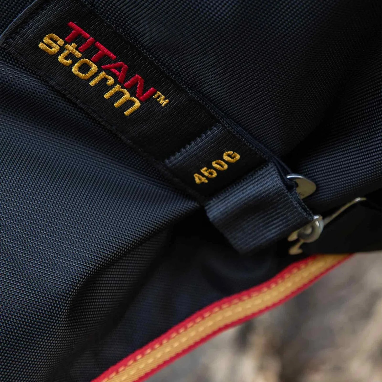 Premier Equine Titan Storm 450g Combo Turnout Rug with Snug-Fit Neck Black