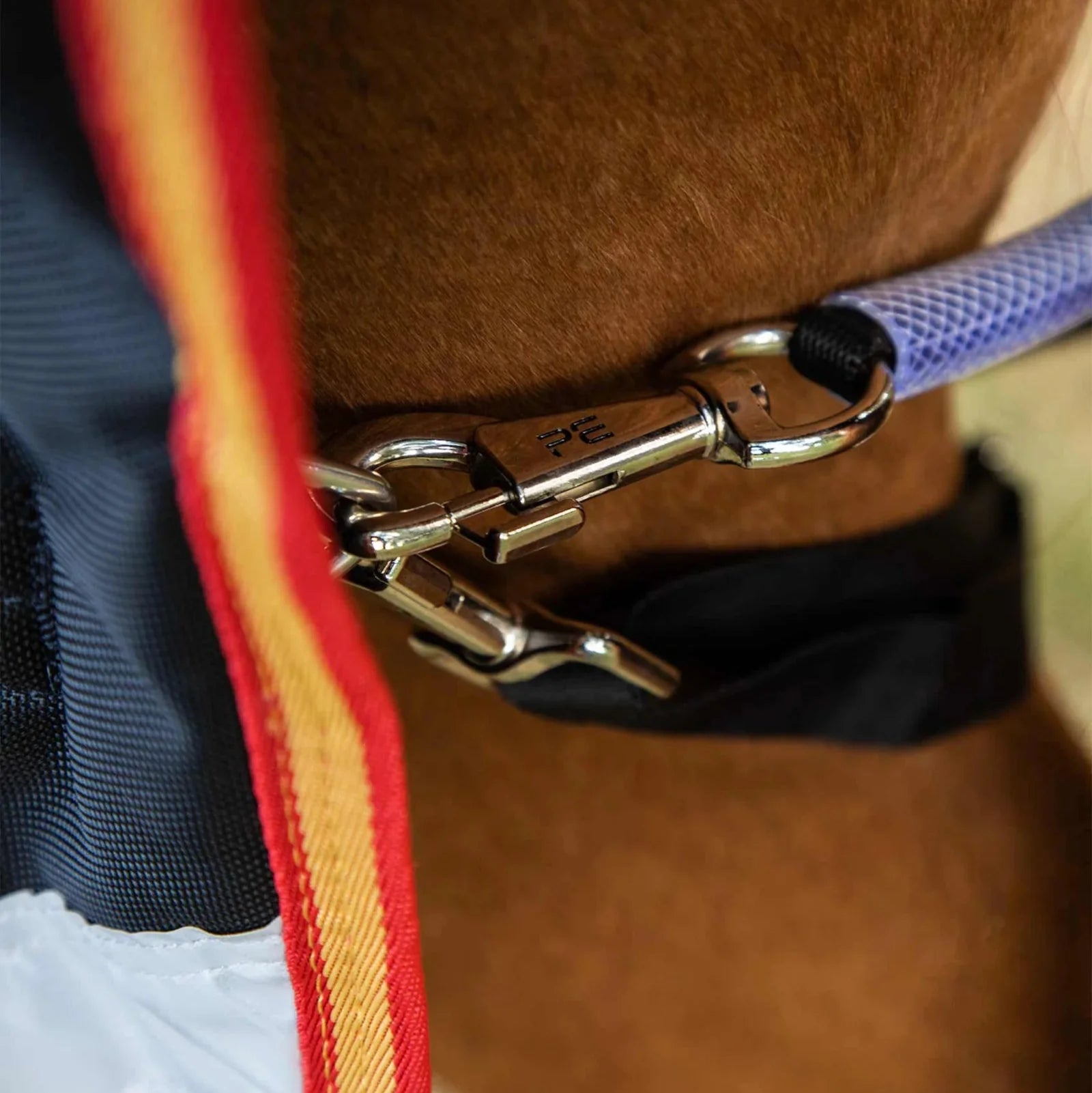 Premier Equine Titan Storm 450g Combo Turnout Rug with Snug-Fit Neck Black
