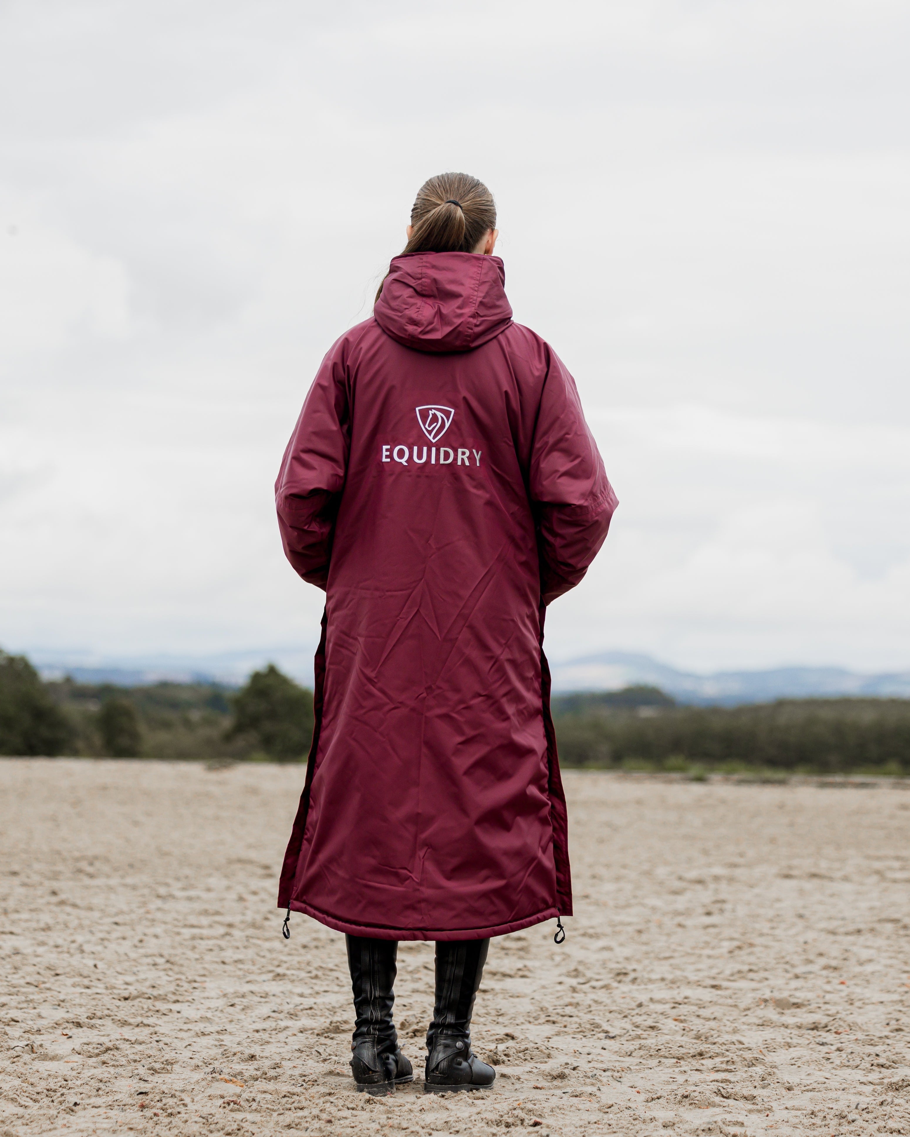 EQUIDRY Evolution Women's Thick Fleece Plum/Grey