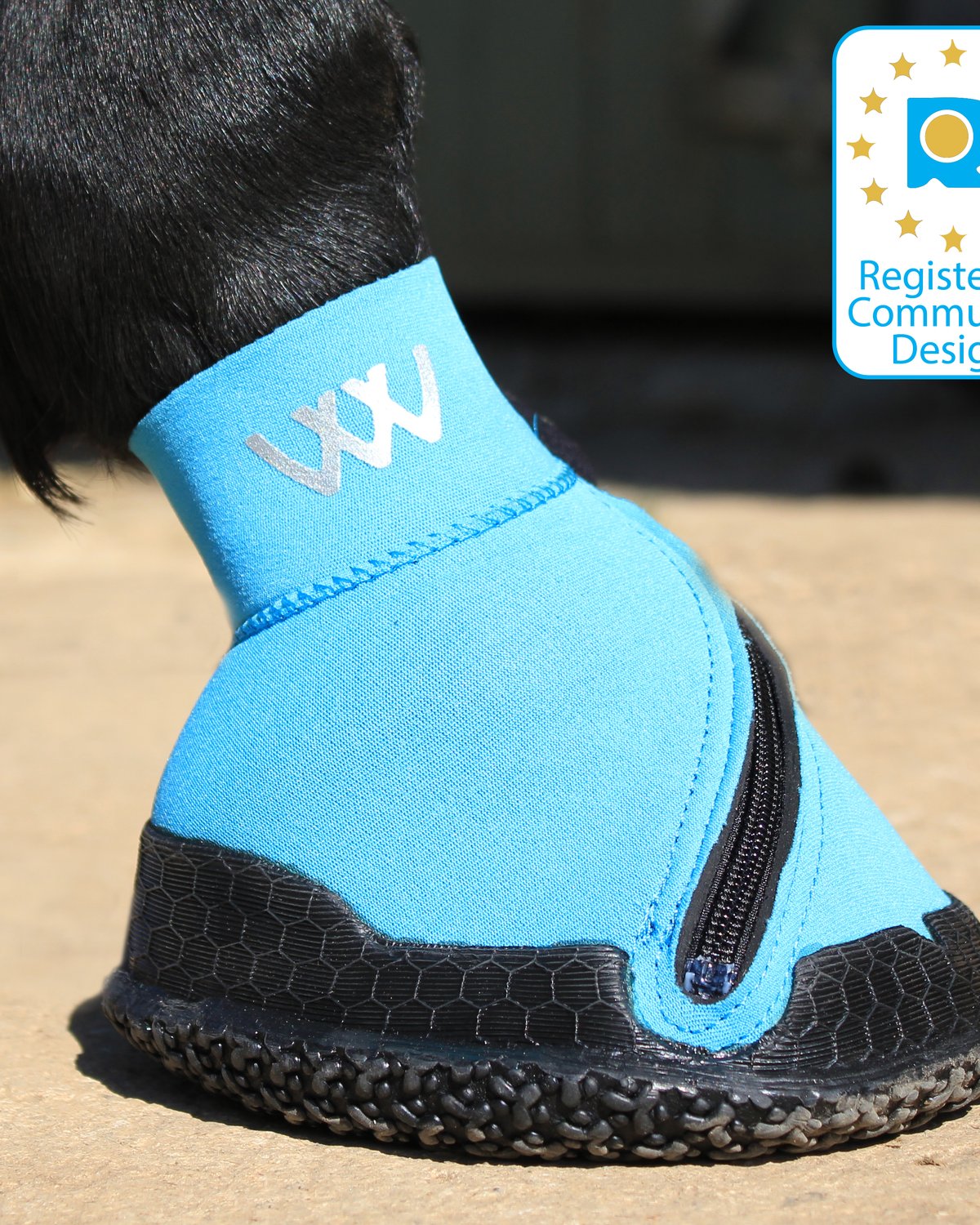 Woof Wear Medical Hoof Boot Blue Size 9
