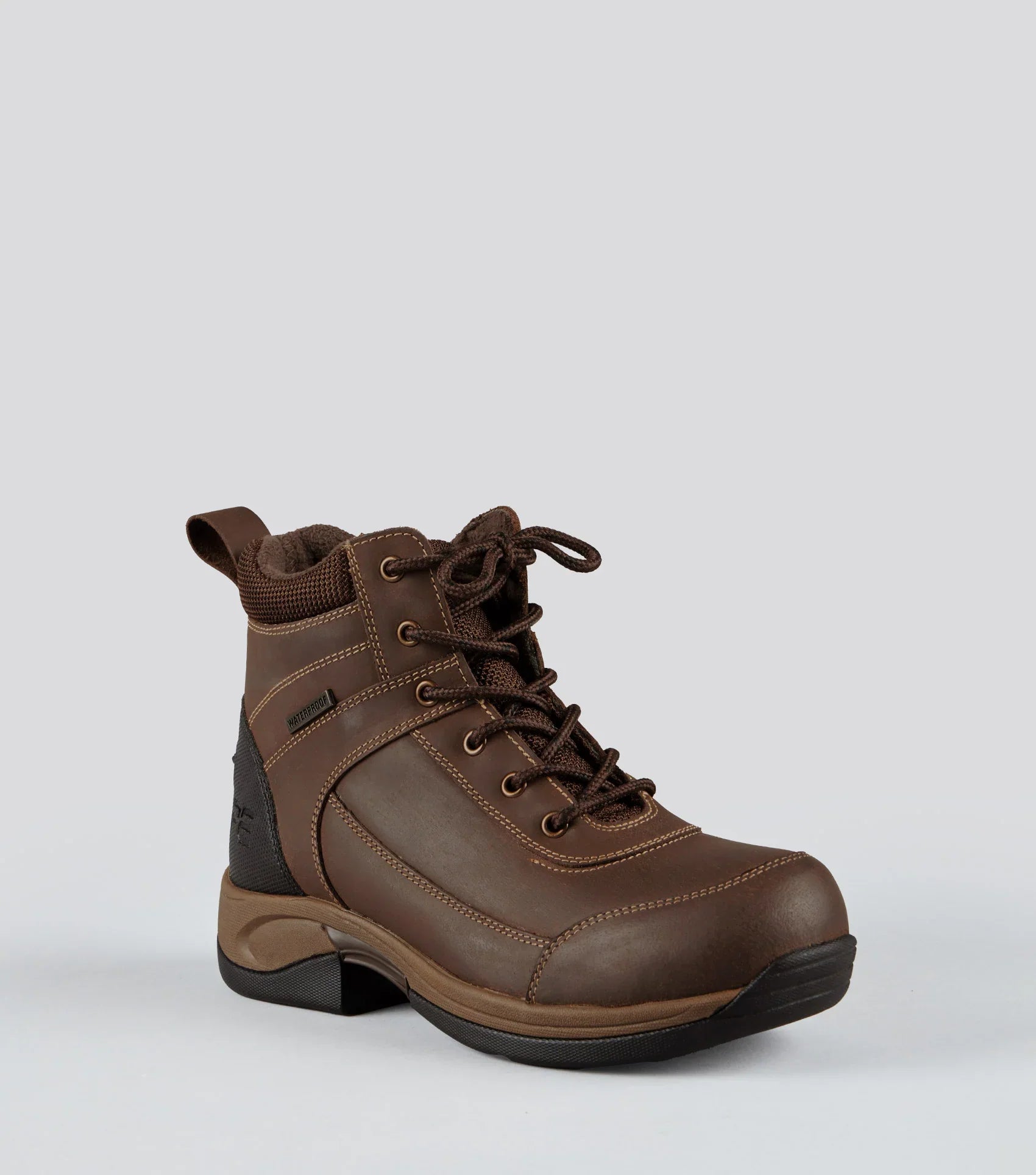 Premier Equine Borelli Waterproof Laced Boot Brown