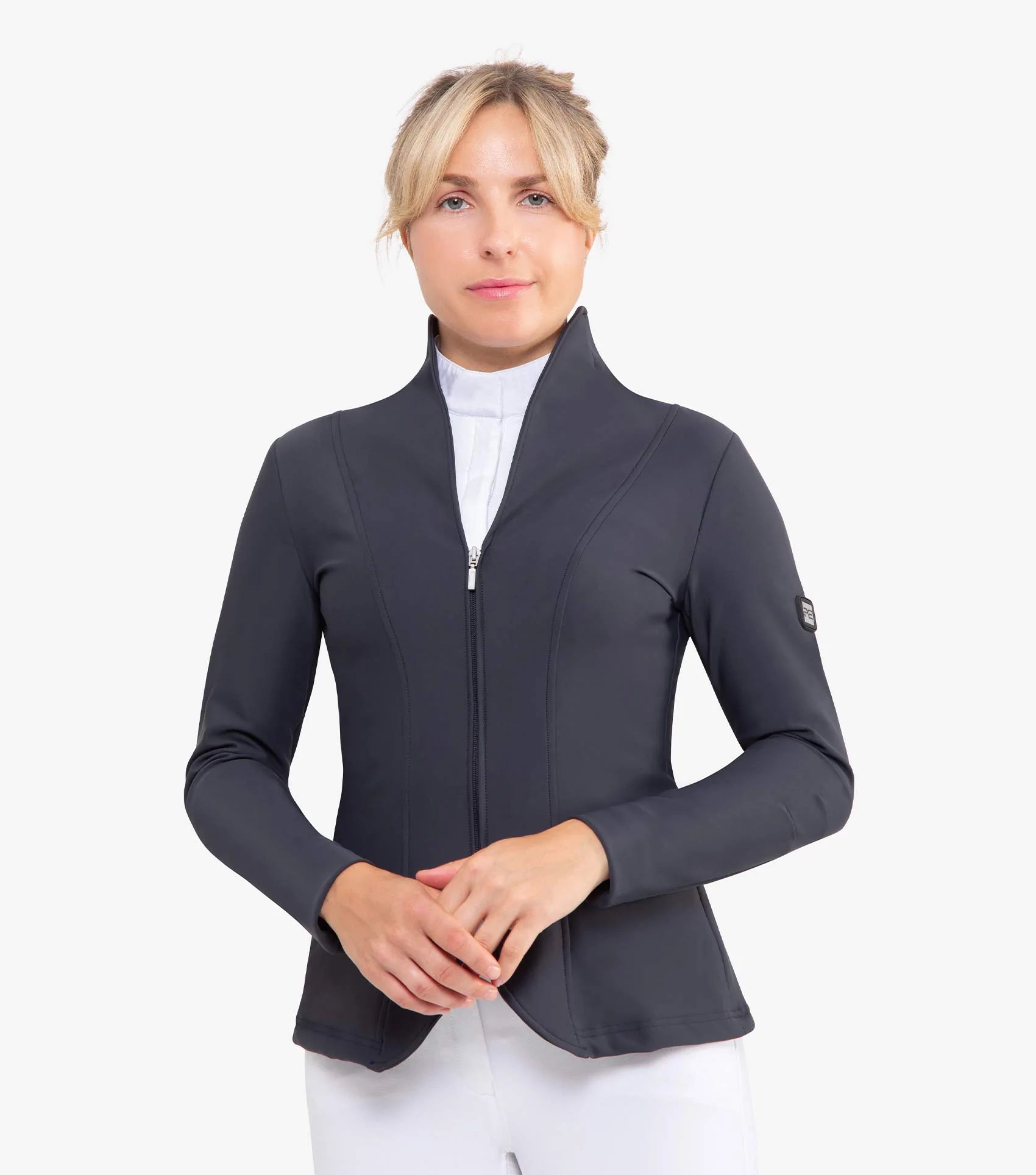 Premier Equine Finio Ladies Competition Show Jacket Grey UK14