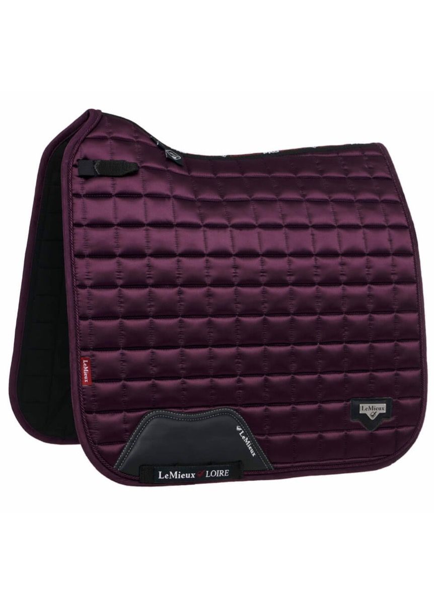 LeMieux Loire Classic Satin Dressage Square Fig S/M