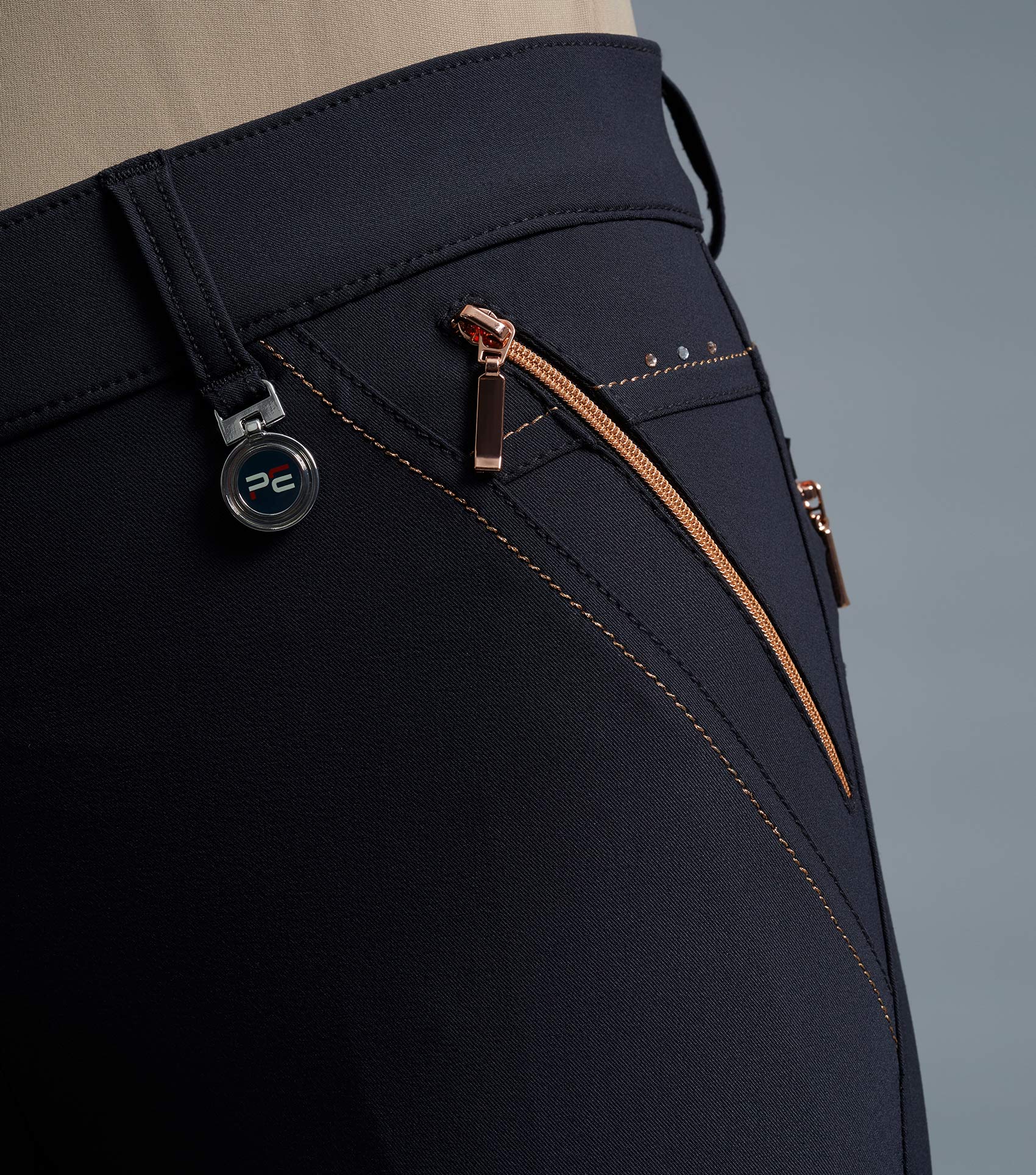 Premier Equine Milliania Ladies Full Seat Gel Riding Breeches Black