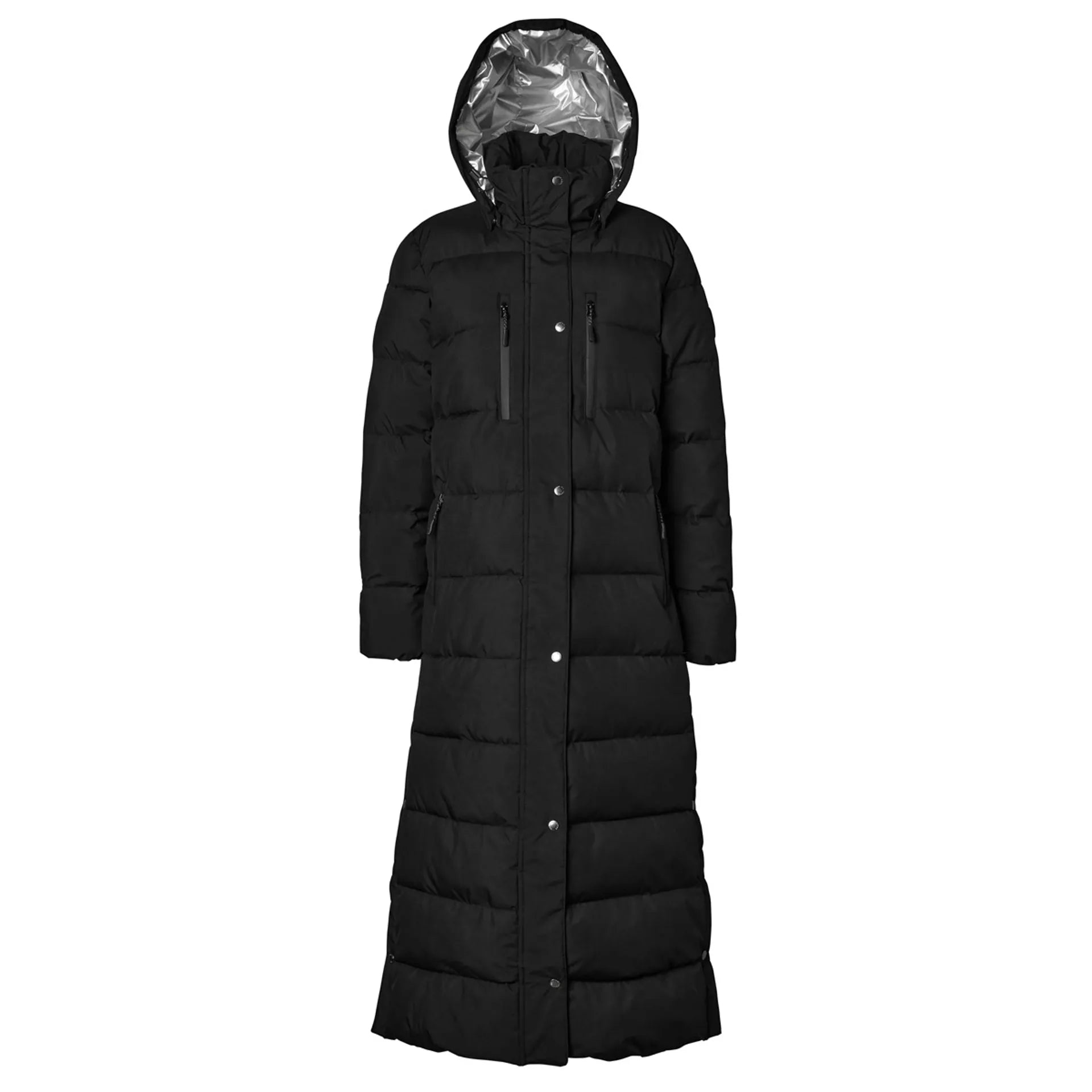 Mountain Horse Quinn Long Padded Coat Black XS (UK6-8)