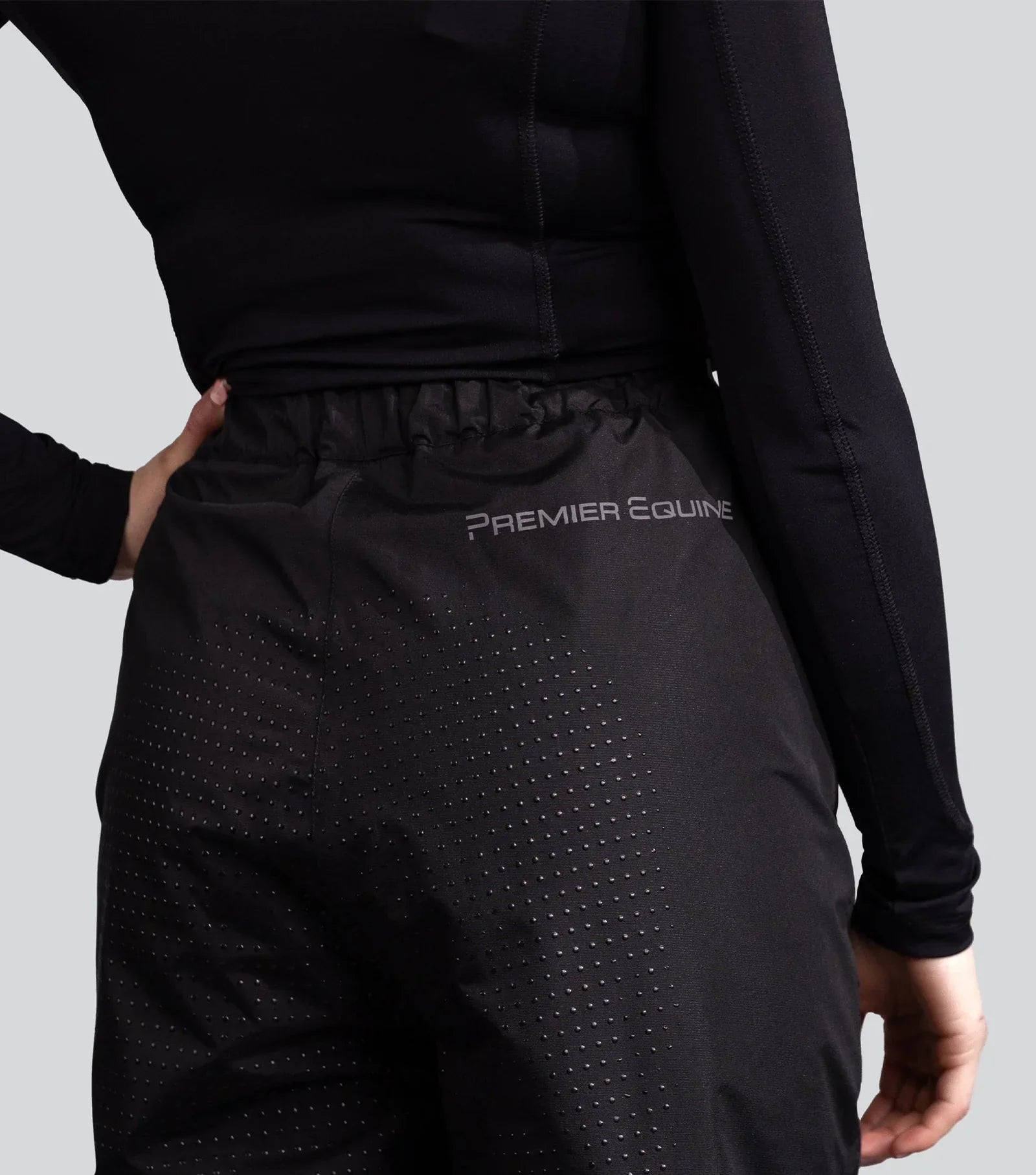 Premier Equine Nox Duo Waterproof Trousers Black 32" (UK16)