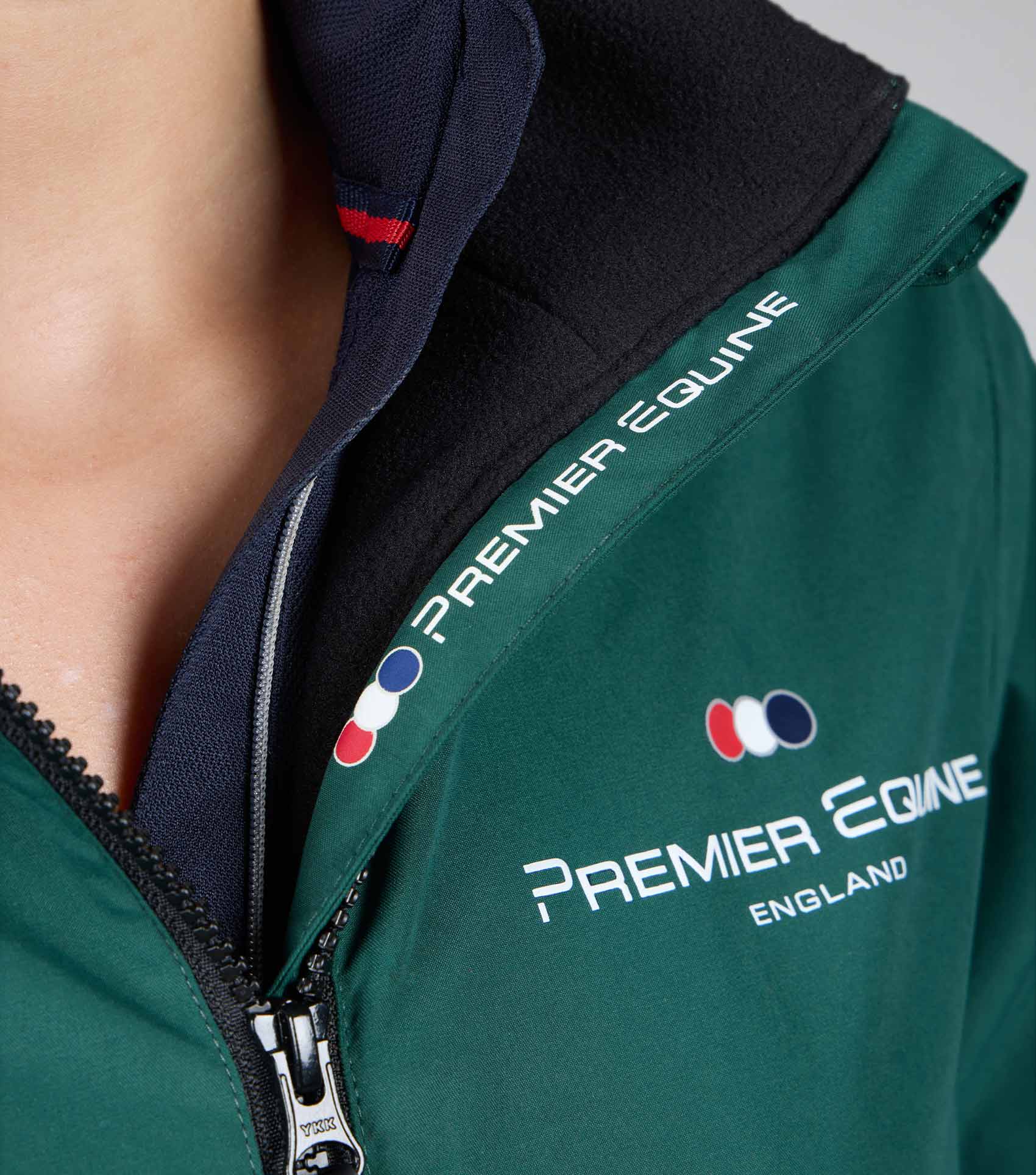 Premier Equine Omnia Womens Waterproof Riding Jacket Green