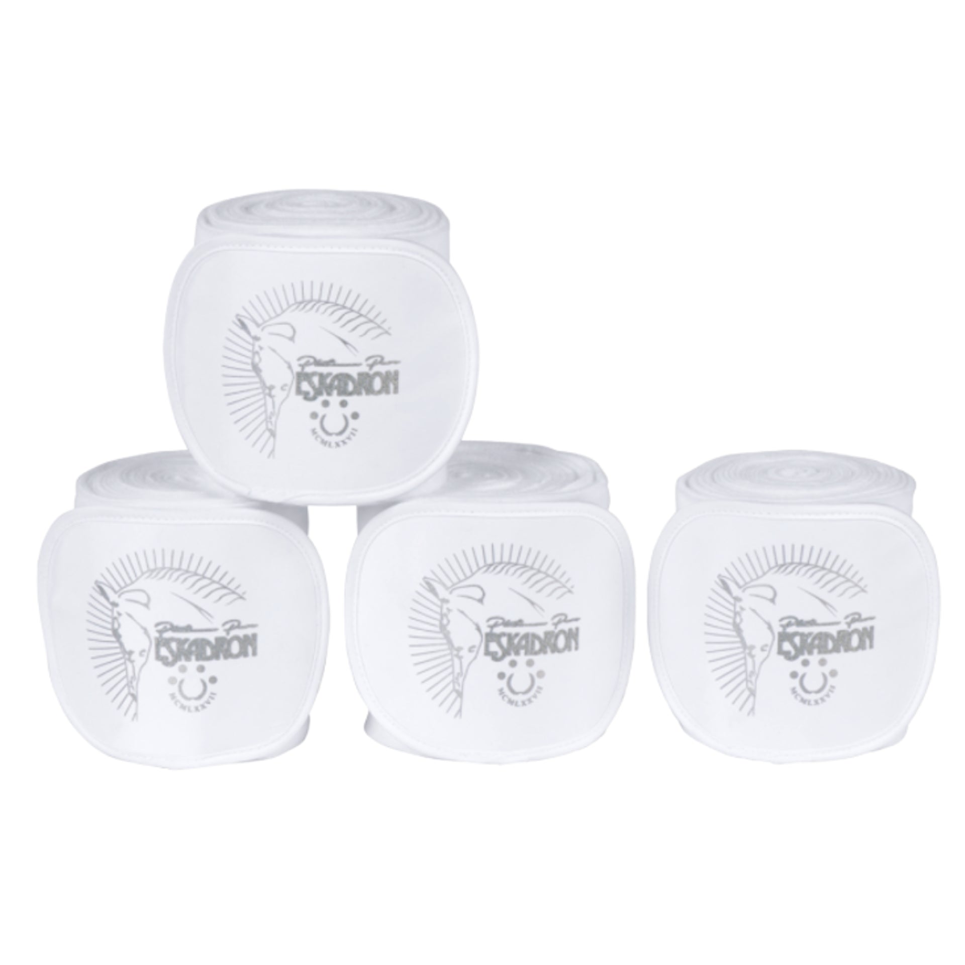 Eskadron Fleece Bandages Platinum Pure White