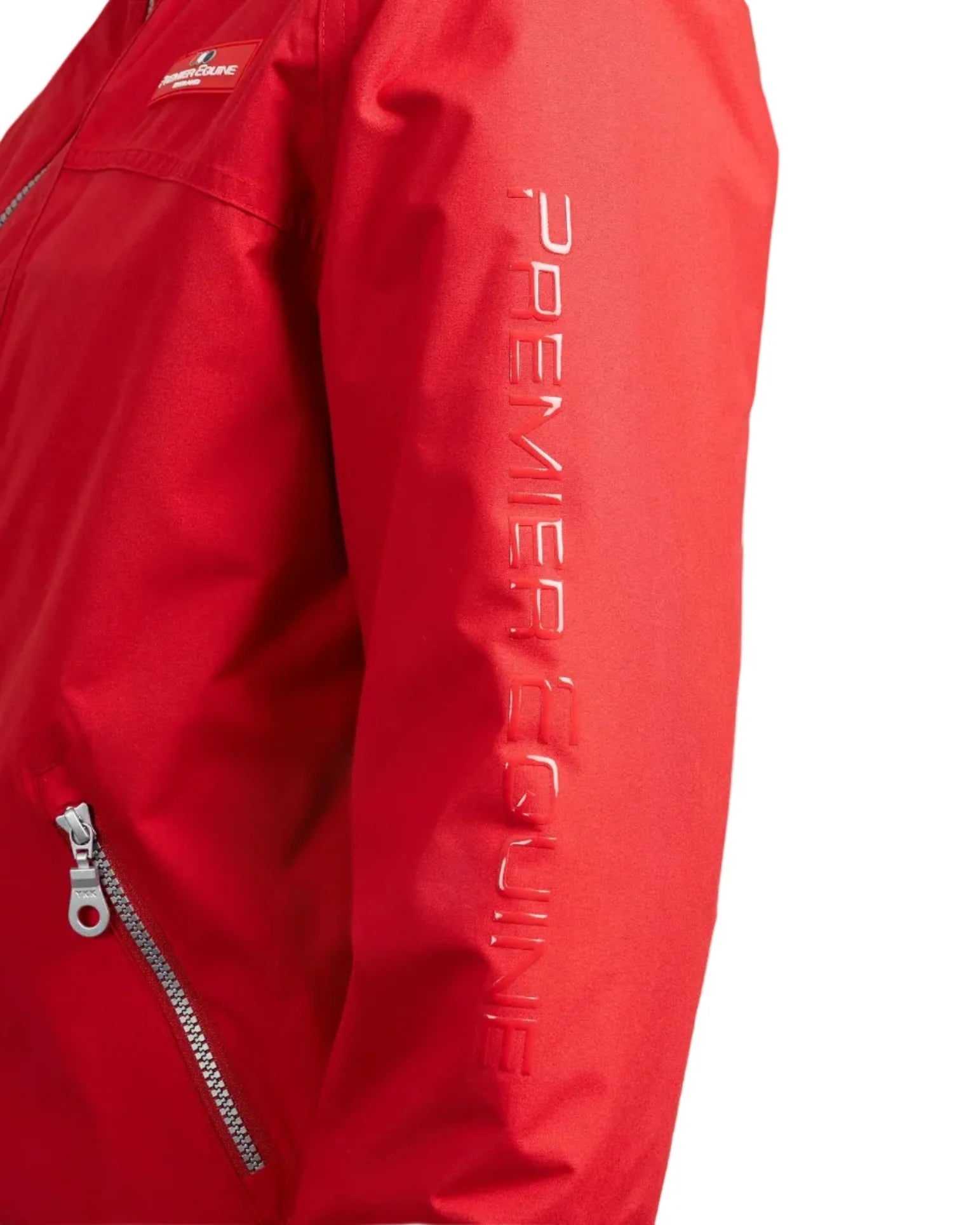 Premier Equine Pro Rider Unisex Waterproof Riding Jacket Red XXL (UK18)