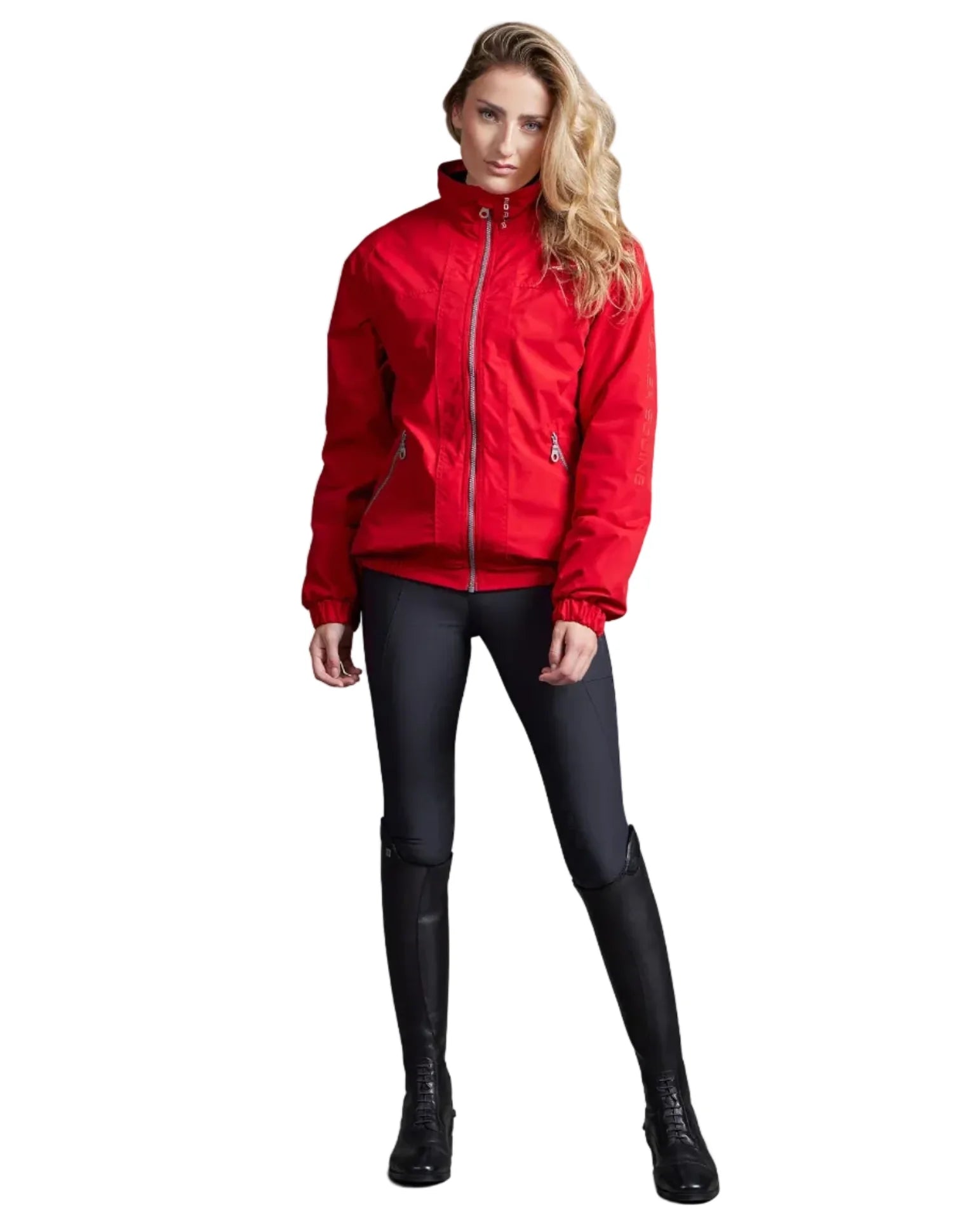 Premier Equine Pro Rider Unisex Waterproof Riding Jacket Red XXL (UK18)