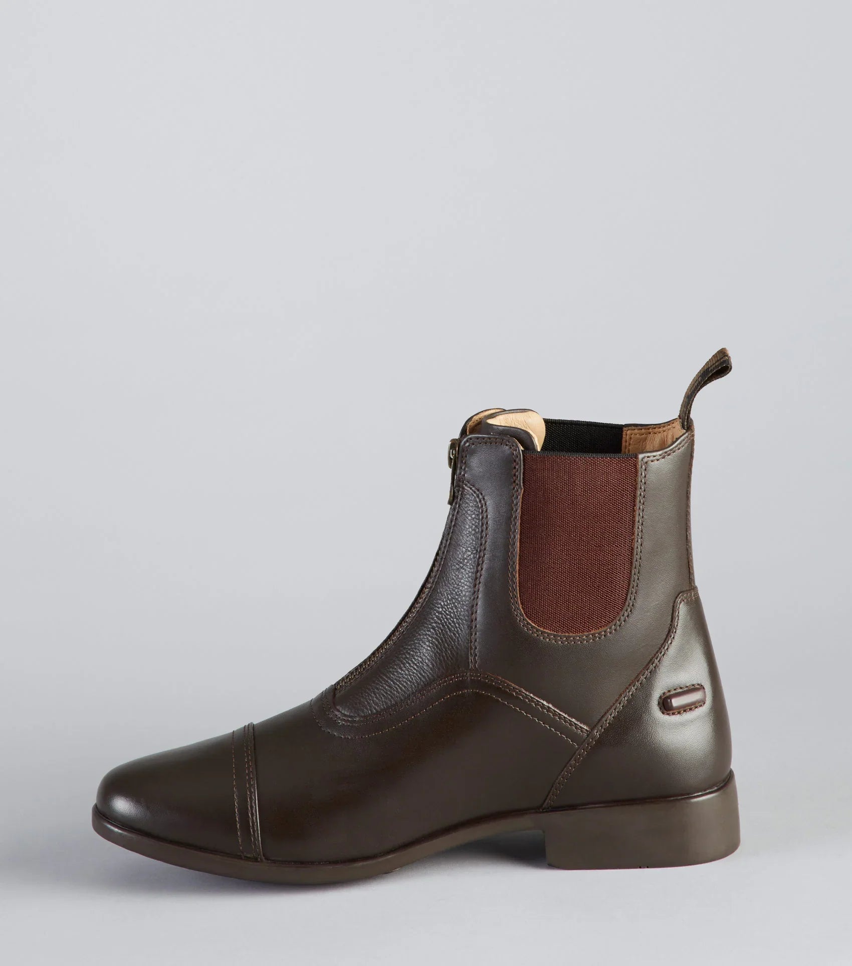 Premier Equine Virtus Junior Leather Paddock Boot Brown UK3