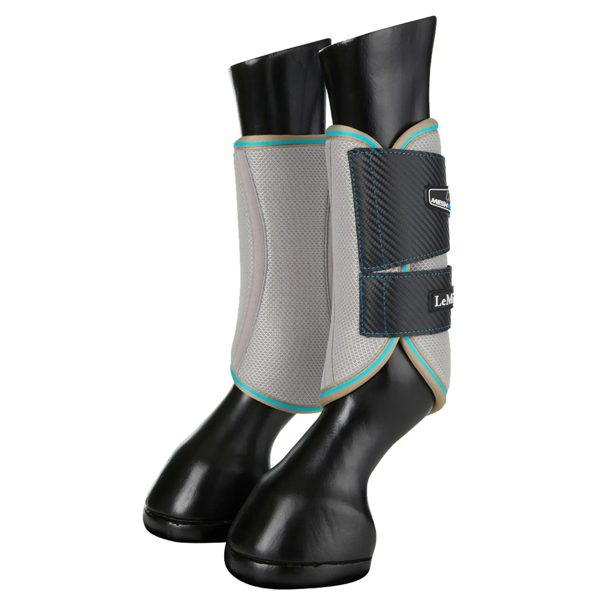 LeMieux Carbon Mesh Wrap Boots Azure