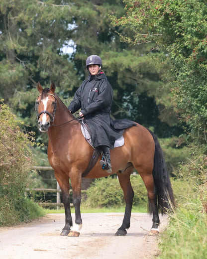 EQUIDRY Evolution Women's Thick Fleece Black/Peacock Pink |  XXS (UK4-12)