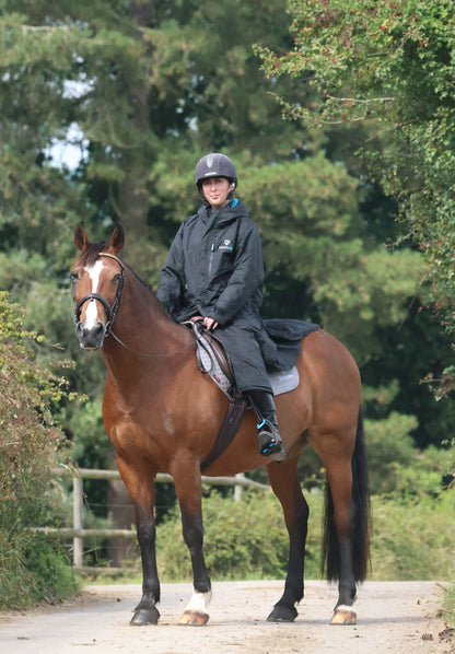 EQUIDRY Evolution Women's Thick Fleece Black/Turquoise - XS