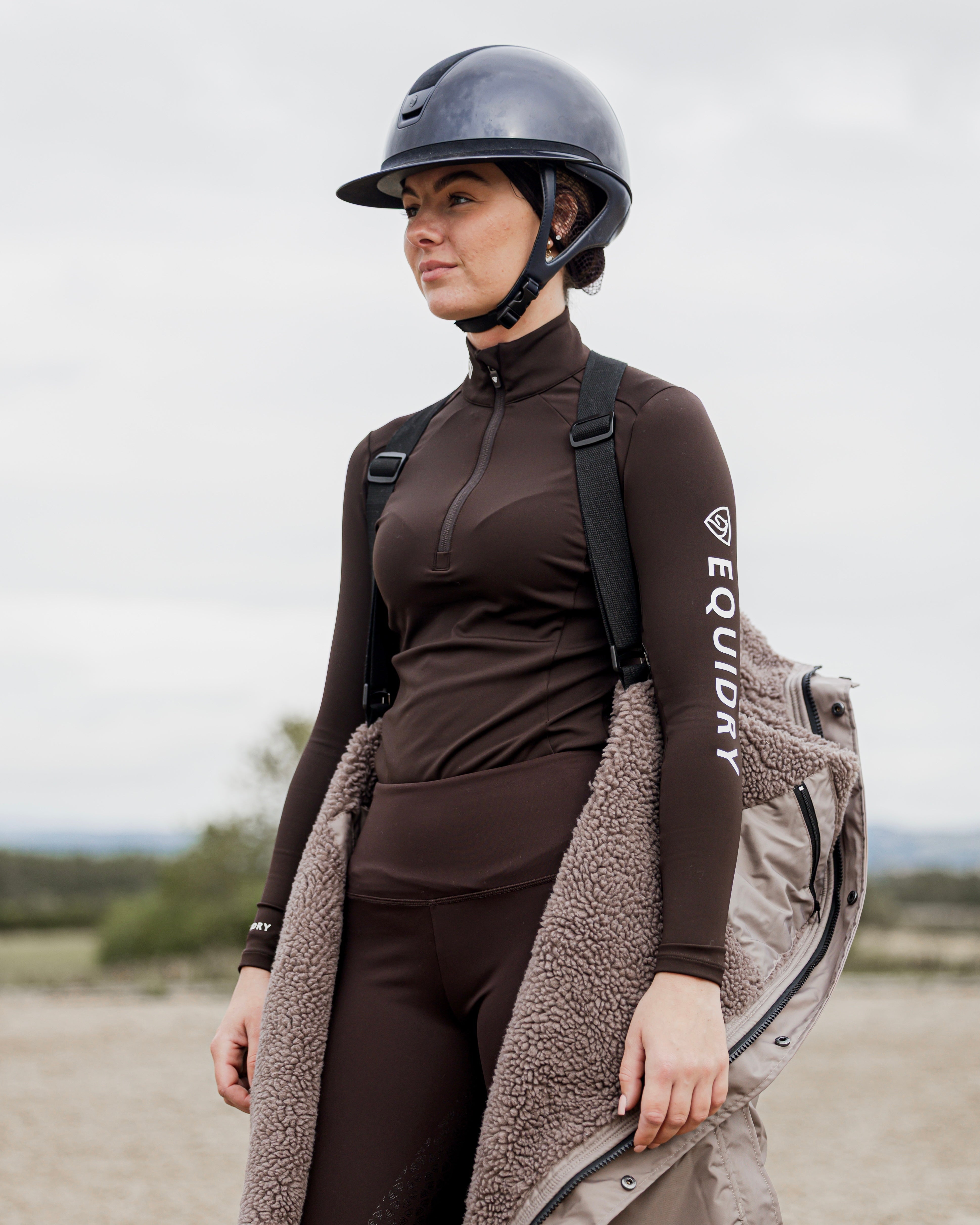 EQUIDRY Evolution Women's Thick Fleece Mocha