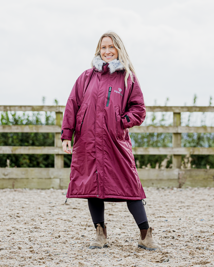 EQUIDRY Evolution Women's Thick Fleece Plum/Grey