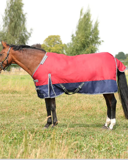 StormX Empra 200 Turnout Rug with Detachable Neck - Burgundy 6'9