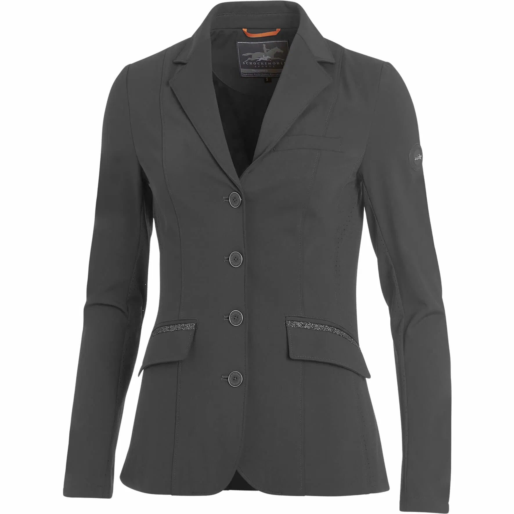 Schockemohle Amelie Ladies Show Jacket - Graphite - XSmall (UK 6)