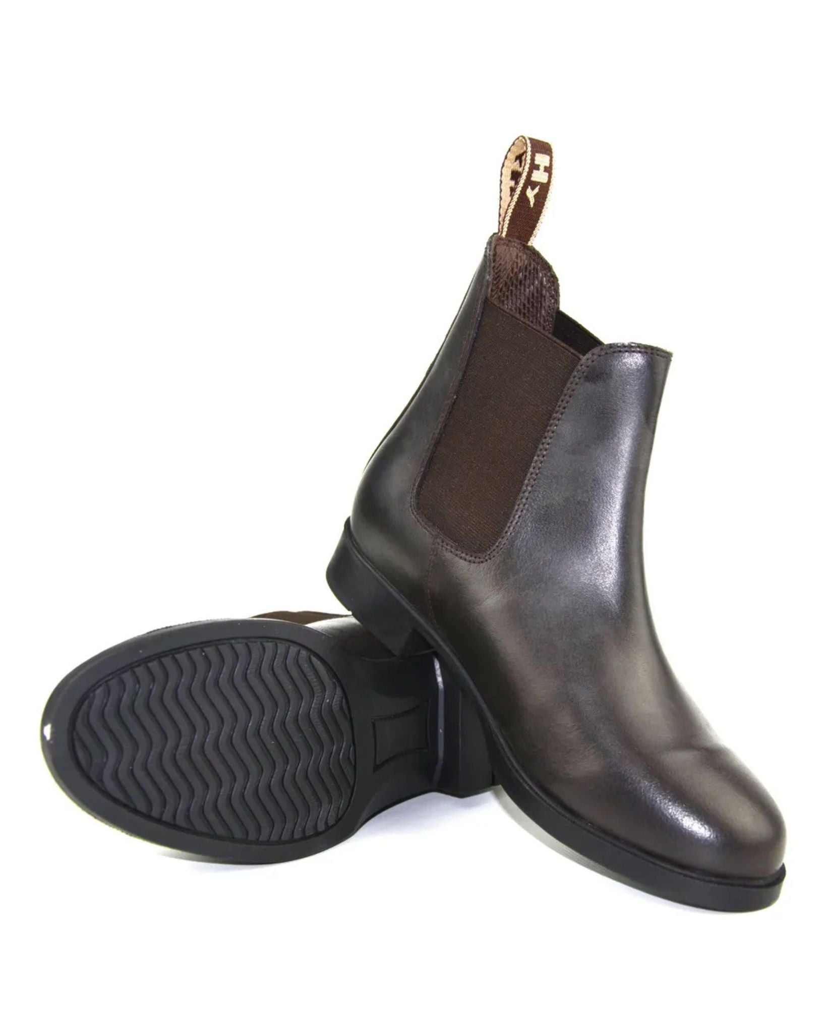 Hy Equestrian Children's Durham Jodhpur Boot Brown Child 9