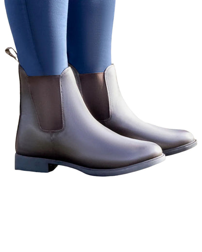 Hy Equestrian Children's Durham Jodhpur Boot Brown Child 9