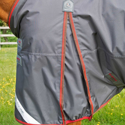 Premier Equine Buster 150g Turnout Rug 6'9" - No Neck Cover - Grey