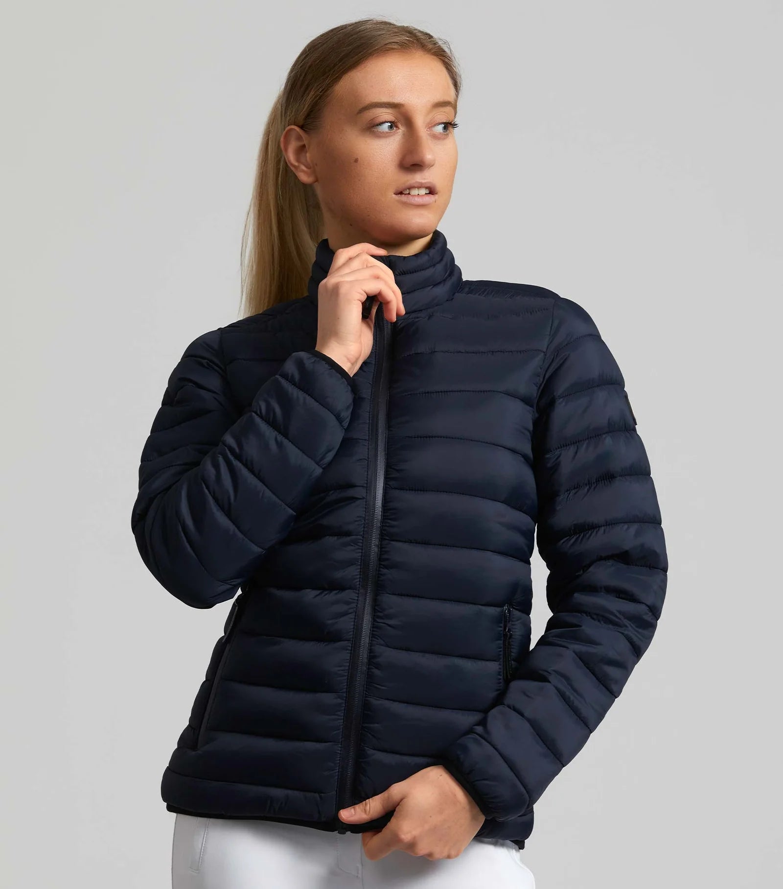 Premier Equine Alsace Ladies Puffer Jacket Navy