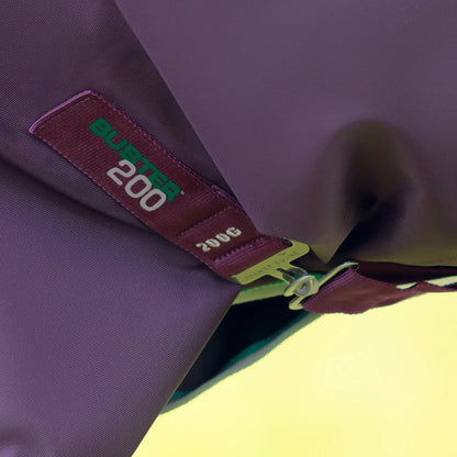 Premier Equine Buster 200g Turnout Rug with Snug-Fit Neck Cover Purple
