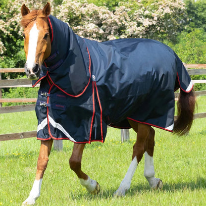 Premier Equine Buster 250g Turnout Rug with Classic Neck Cover Navy