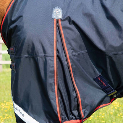 Premier Equine Buster 250g Turnout Rug with Classic Neck Cover Navy