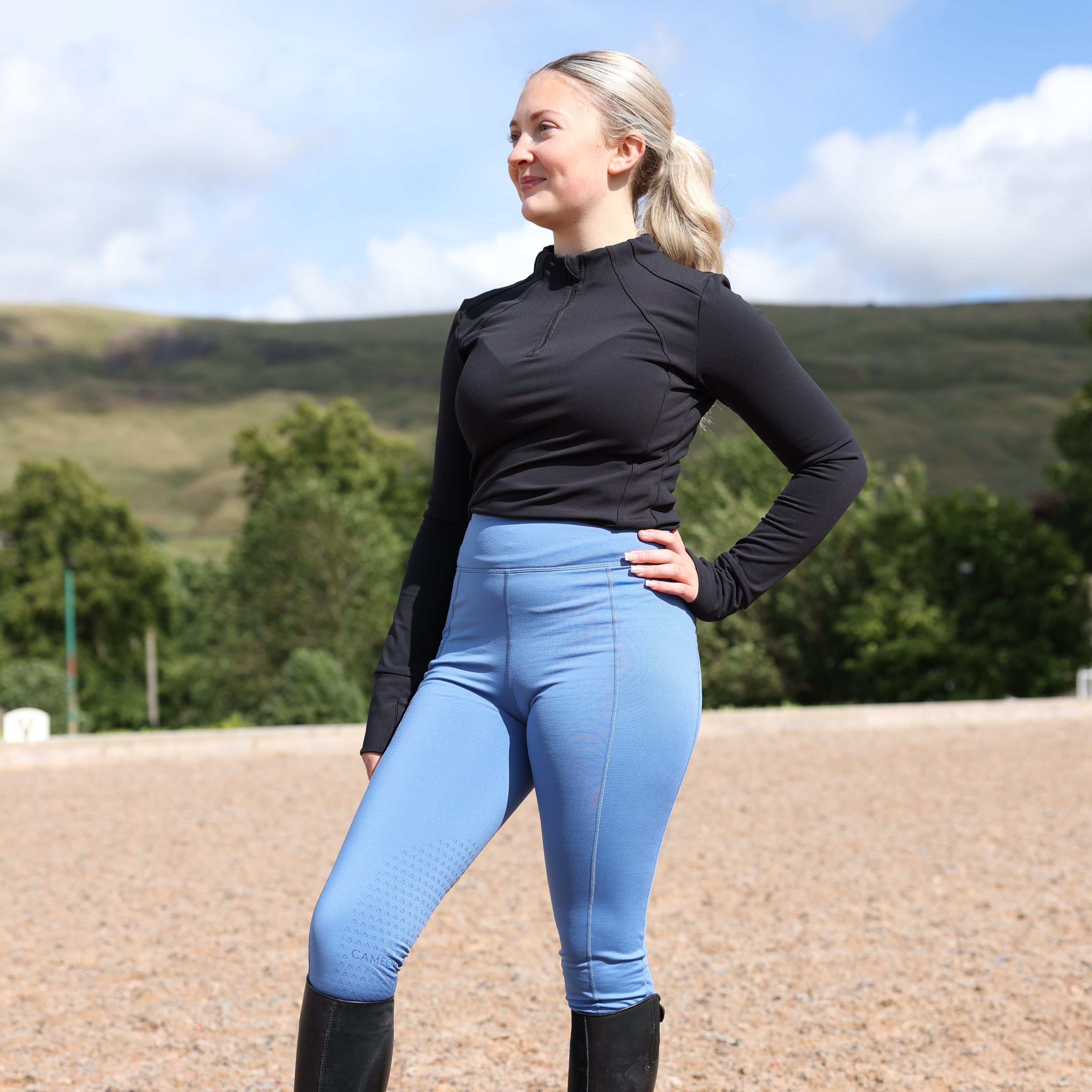 Cameo Winter Riding Tight Blue