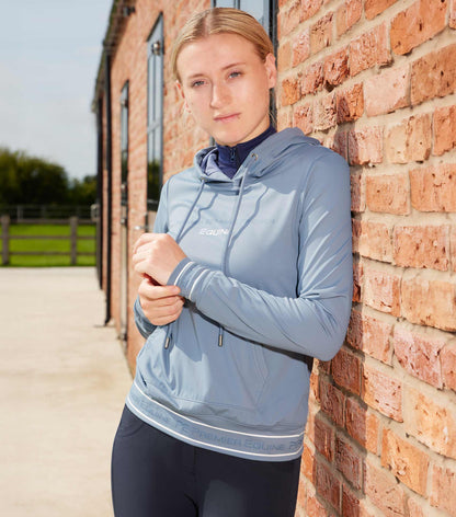 Premier Equine Cadenza Technical Riding Hoodie San Marino Blue