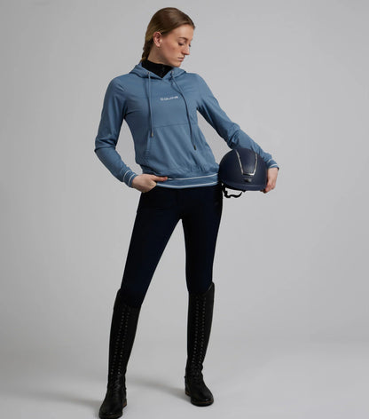 Premier Equine Cadenza Technical Riding Hoodie San Marino Blue