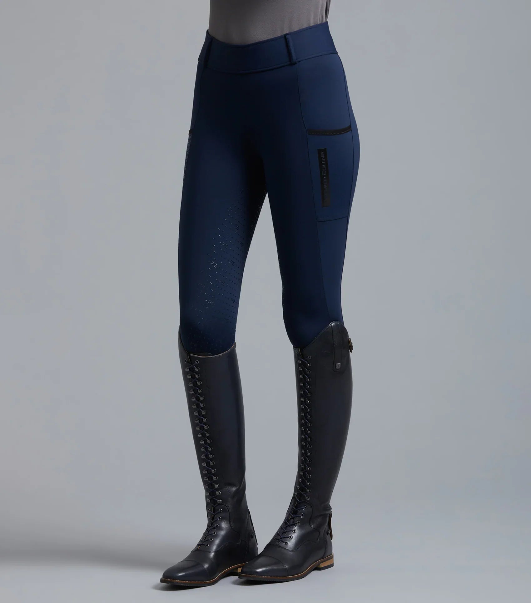 Premier Equine Concerto Ladies Riding Tights Orkney Navy UK14
