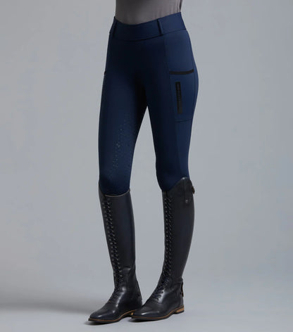Premier Equine Concerto Ladies Riding Tights Orkney Navy UK14