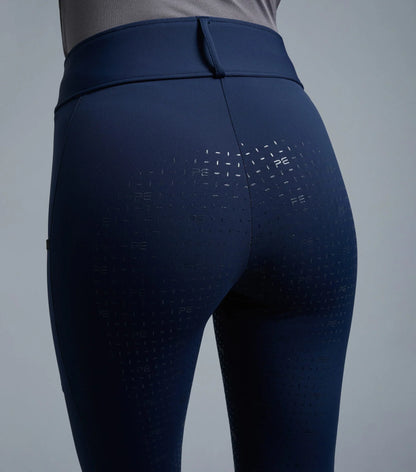 Premier Equine Concerto Ladies Riding Tights Orkney Navy UK14